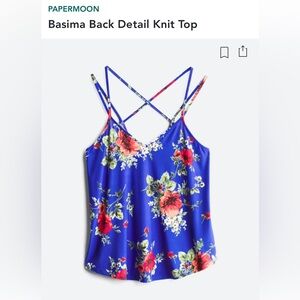 Papermoon Basima Back Detail Knit Top